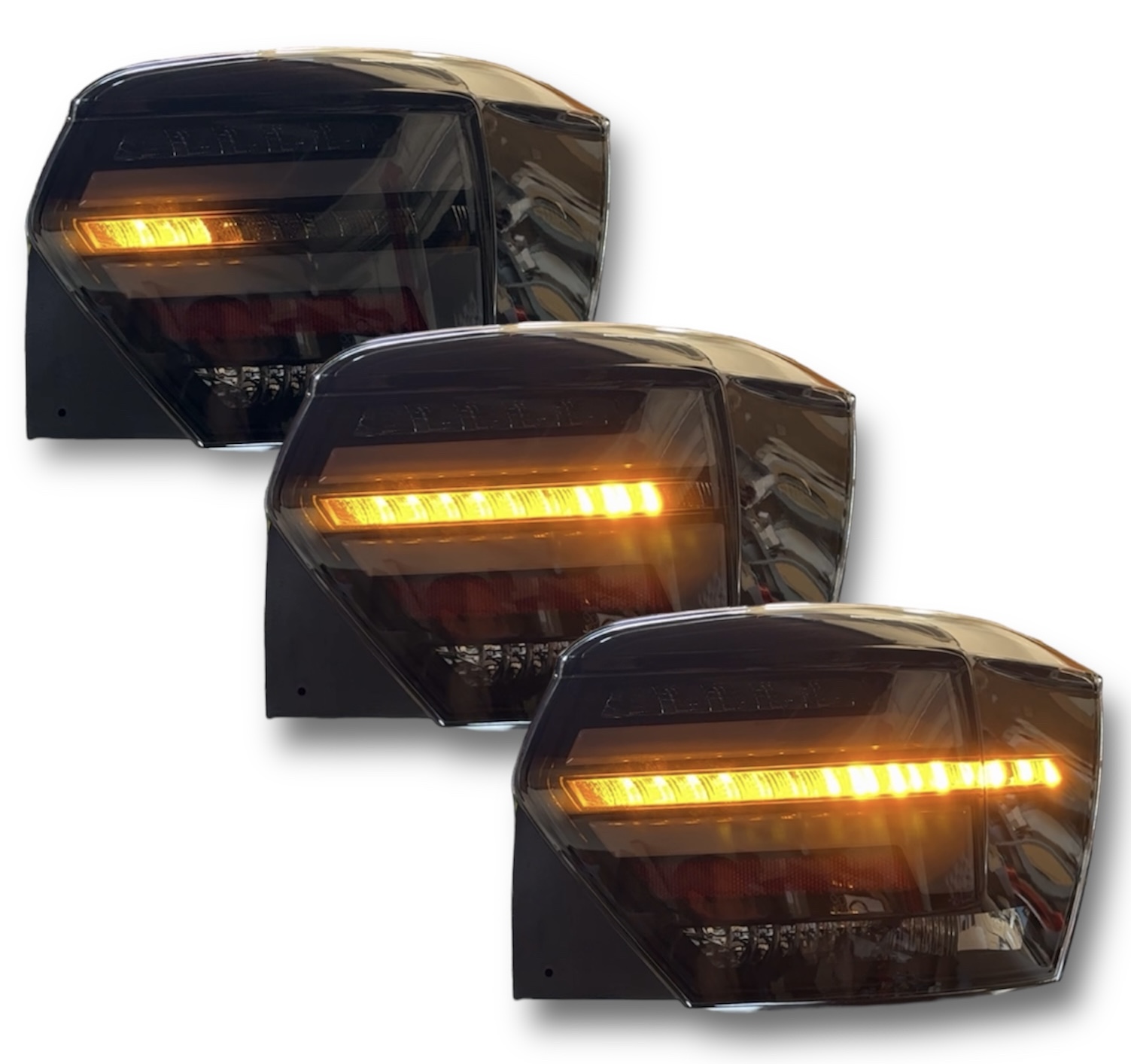 LED Rückleuchten für VW Polo AW Bj 2017+ schwarz dynamischer Led Blinker