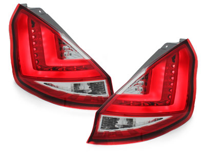 LED Rückleuchten für Ford Fiesta JA8 MK7 09/12+ rot/klar Facelift