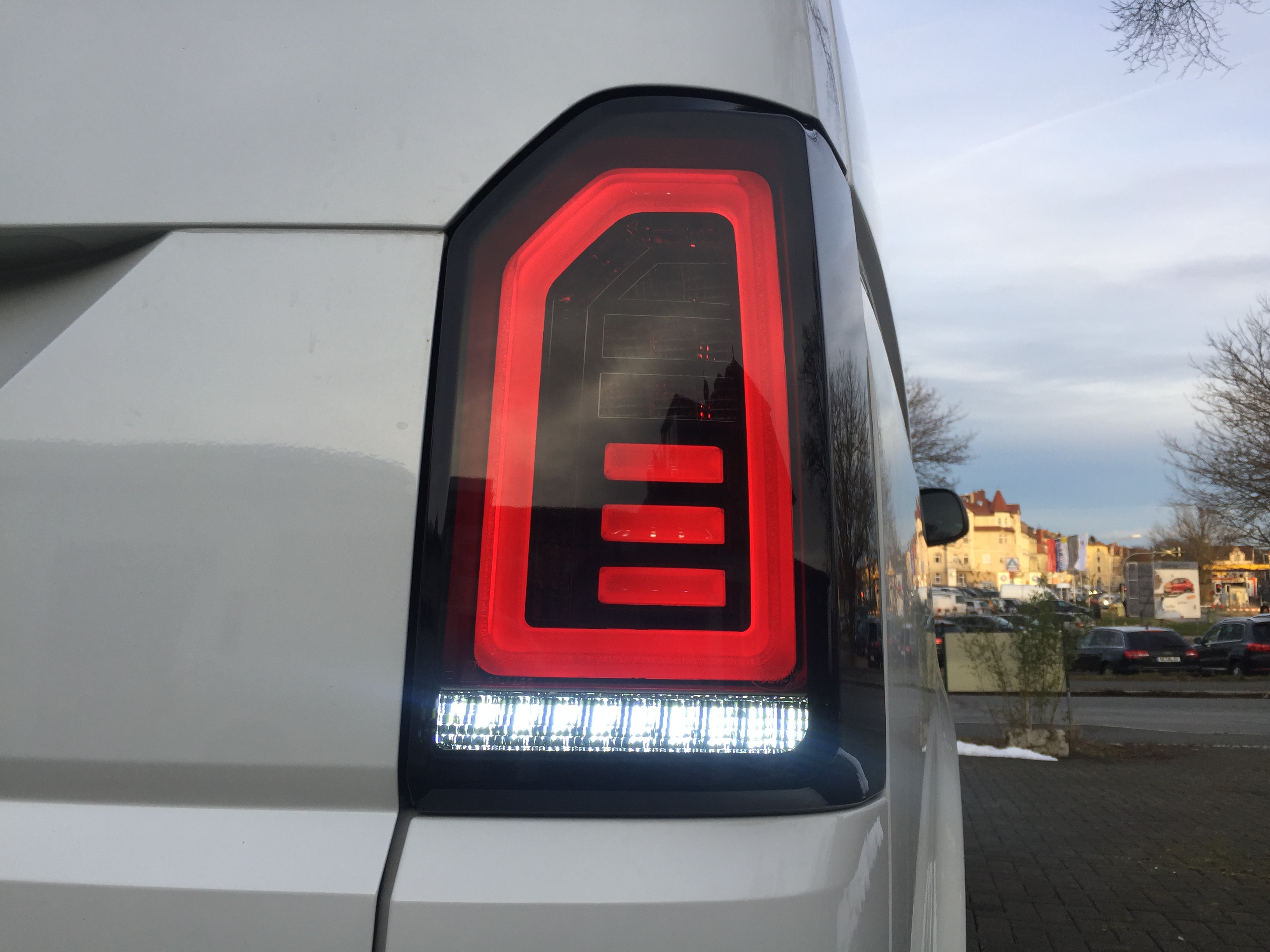 Voll LED Rückleuchten für VW T6 2015-2019 schwarz grau