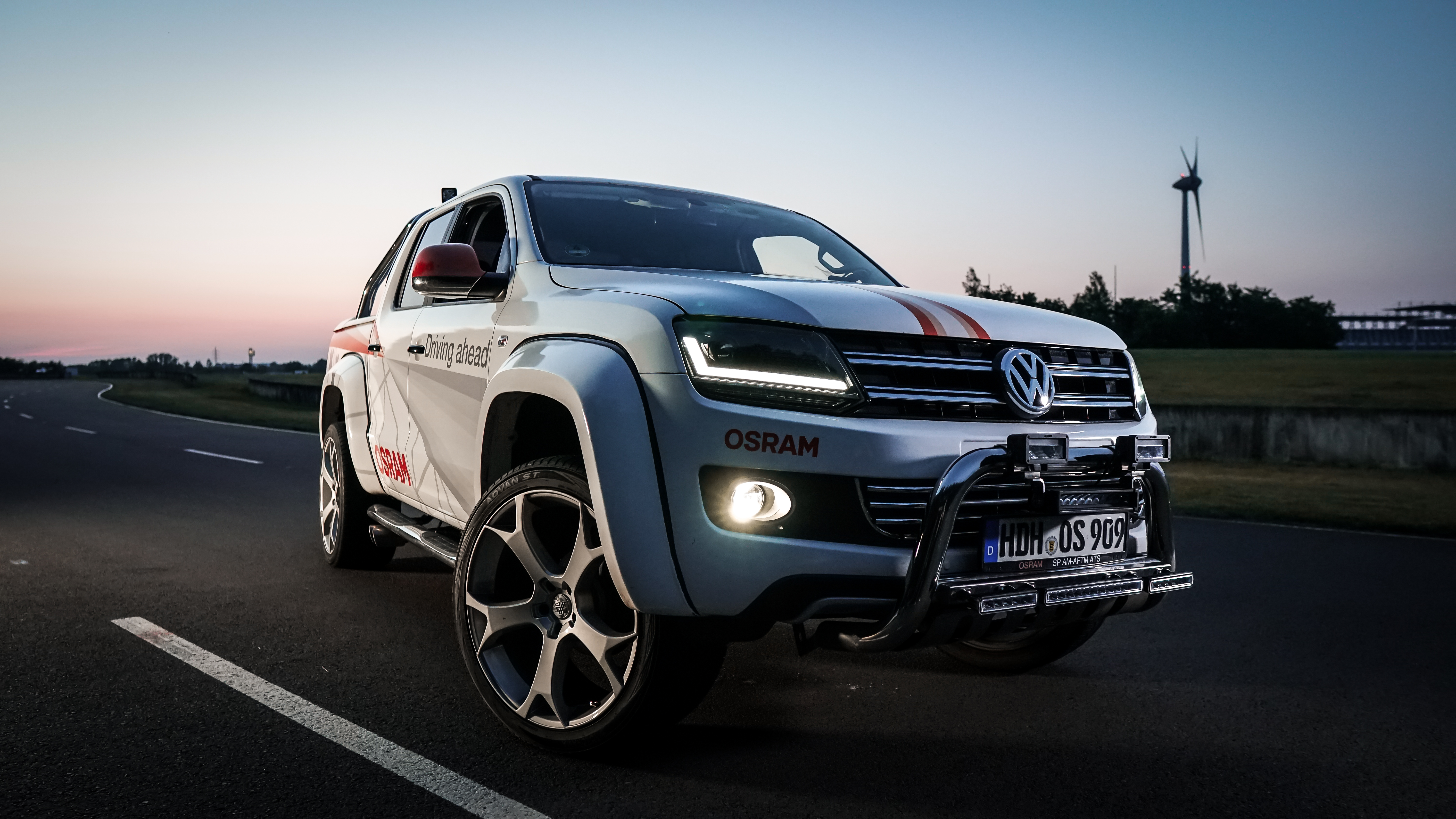 OSRAM LEDriving Voll-LED Scheinwerfer für VW Amarok ab 2010+ Laufblinker