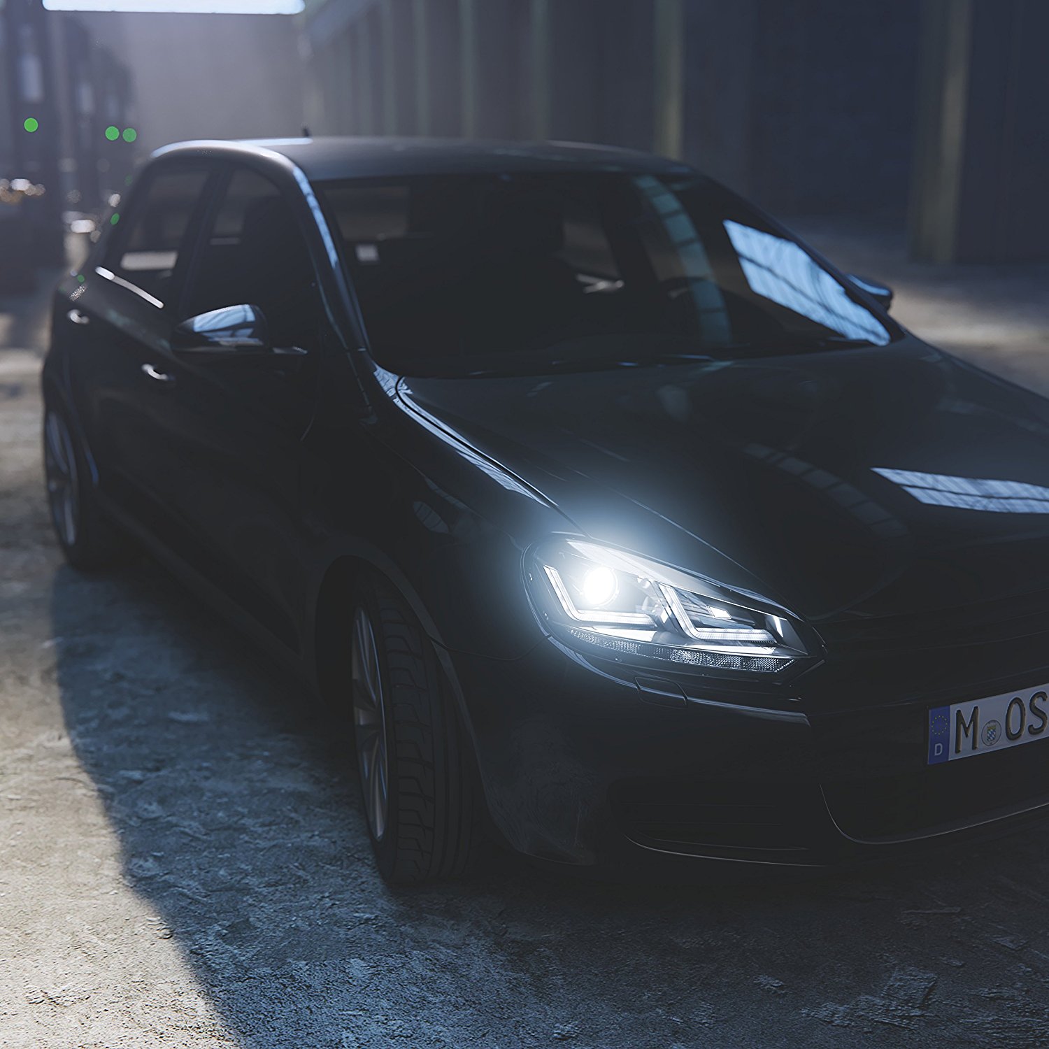 OSRAM XENARC Xenon Tagfahrlicht Scheinwerfer chrom für VW GOLF 6 für HALOGEN