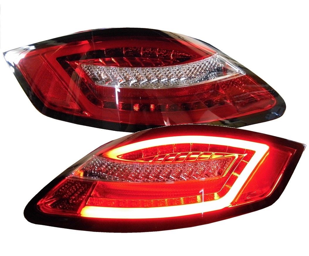 Lightbar LED Rückleuchten rot klar für Porsche Boxster 987/Cayman