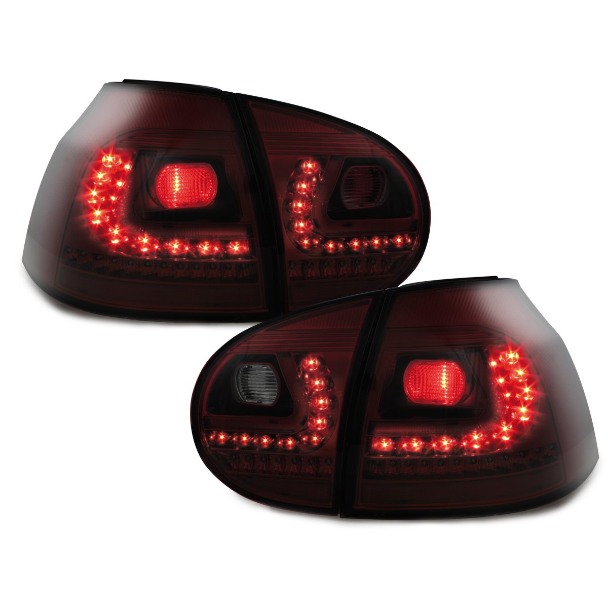 LED Rückleuchten für VW Golf 5 03-09 rot DYNAMISCHER LED BLINKER