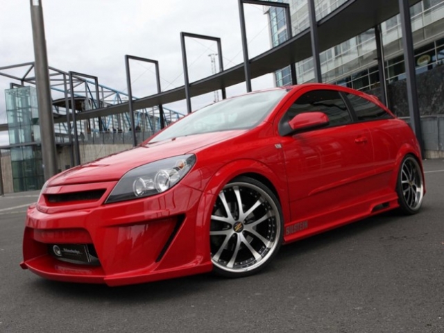Frontgrill Opel Astra H GTC "Virus"