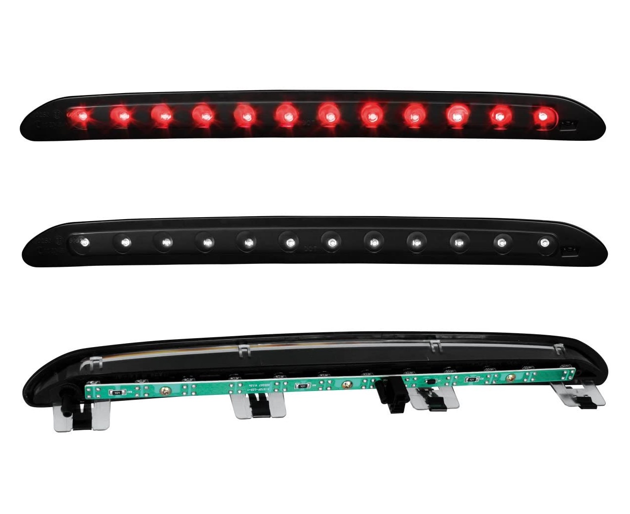 LED Bremsleuchte für VW Golf 6 + 7, Polo 6R, UP mit Waschdüse schwarz