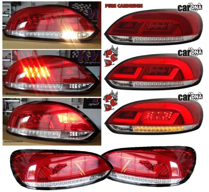 LED Rückleuchten für VW Scirocco 08-14 rot dynamischer Blinker