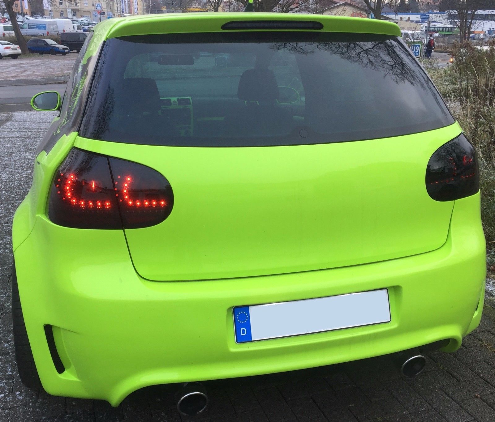 LED Rückleuchten für VW Golf 5 03-09 schwarz DYNAMISCHER LED BLINKER KA