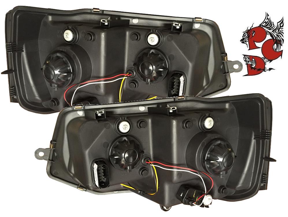 Lightbar Tagfahrlicht Scheinwerfer für VW T5 Bus Facelift 09+ chrom
