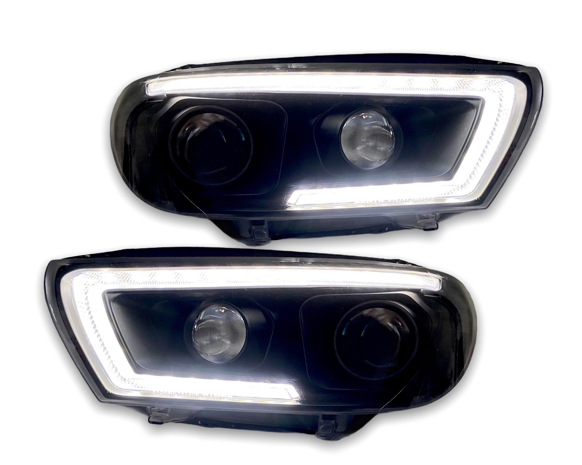 Tagfahrlicht Scheinwerfer schwarz mit dynamischem Blinker für VW Scirocco 3 III 08-14 Halogen