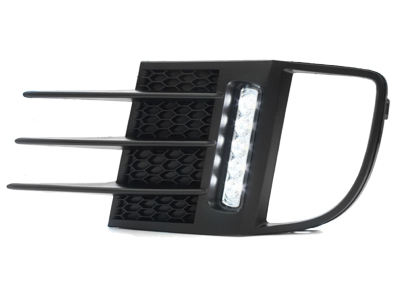 LED Tagfahrlicht für VW Golf 6 VI GTI 09+ mit NSW chrom inkl. Blende