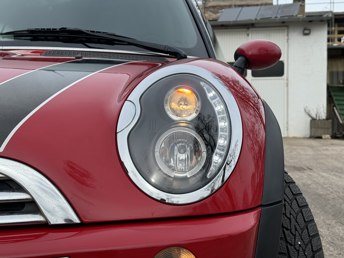 Scheinwerfer für Mini 01-06 R50 R52 R53 Tagfahrlicht-Optik schwarz
