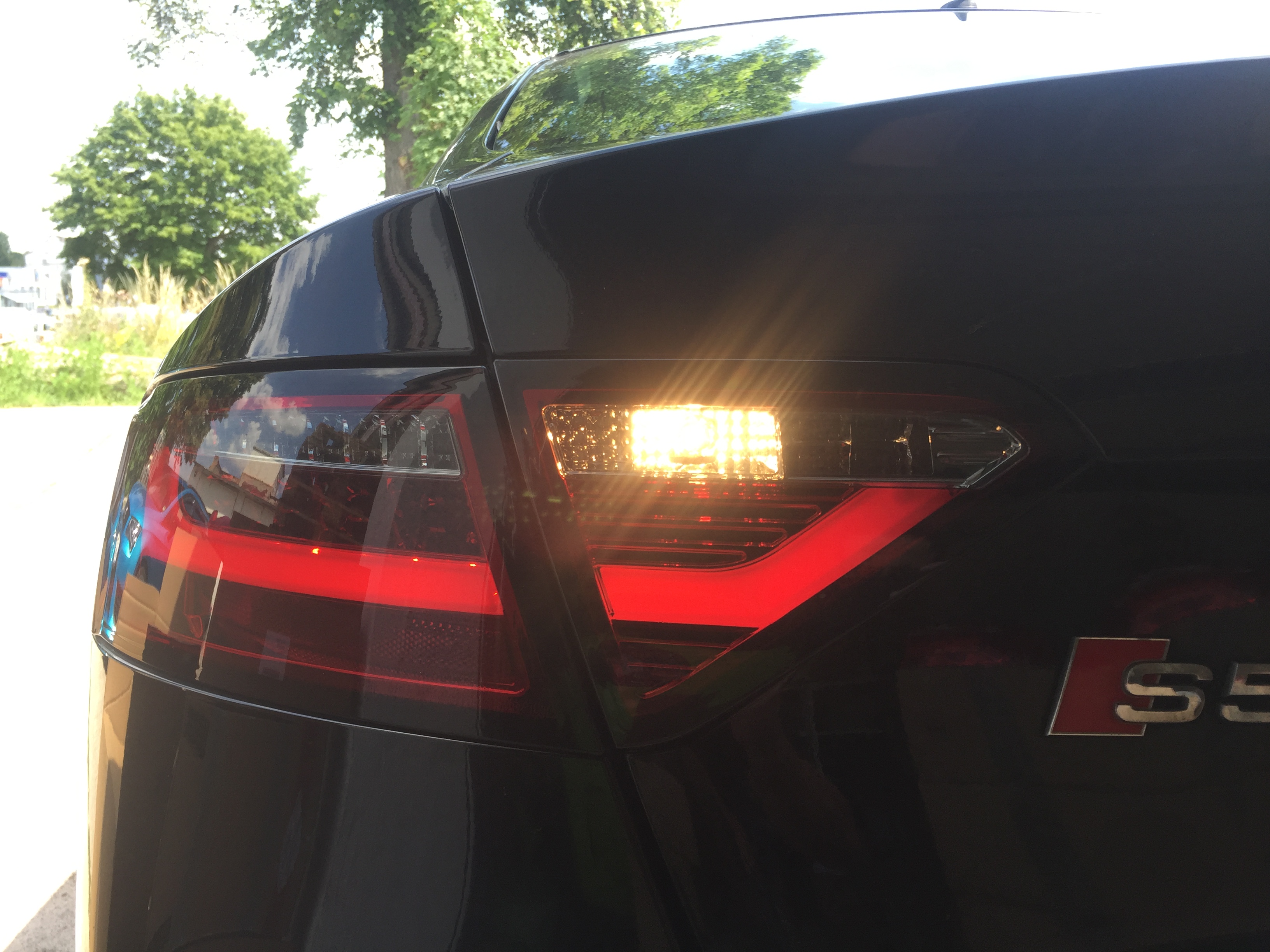 LED Rückleuchten für Audi A5 8T 8F 07-11 rot-rauch LED-Serie