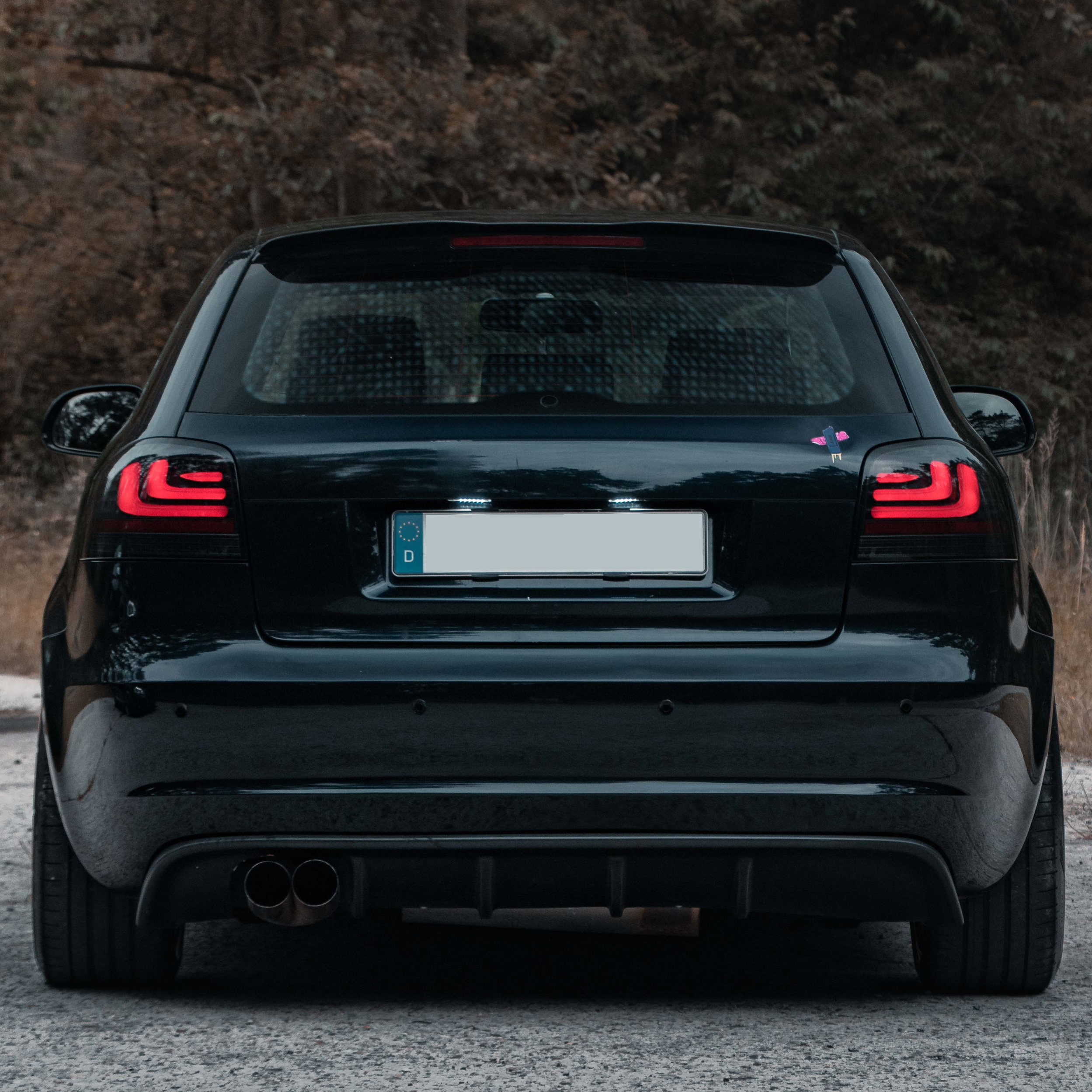 carDNA LED Rückleuchten für Audi A3 8P 3-Türer black/smoke schwarz DYNAMISCHER BLINKER