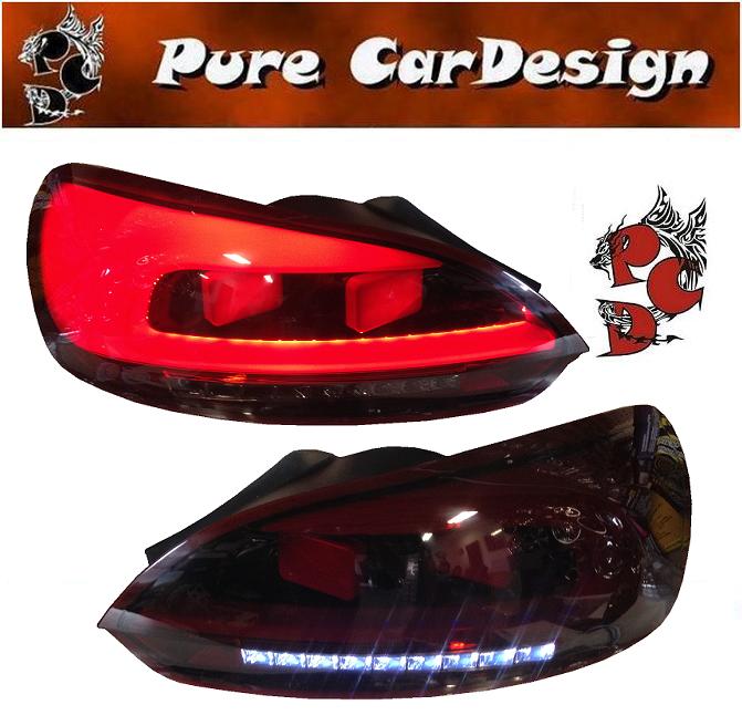 LED Rückleuchten für VW SCIROCCO III 08+ red smoke LIGHTBAR