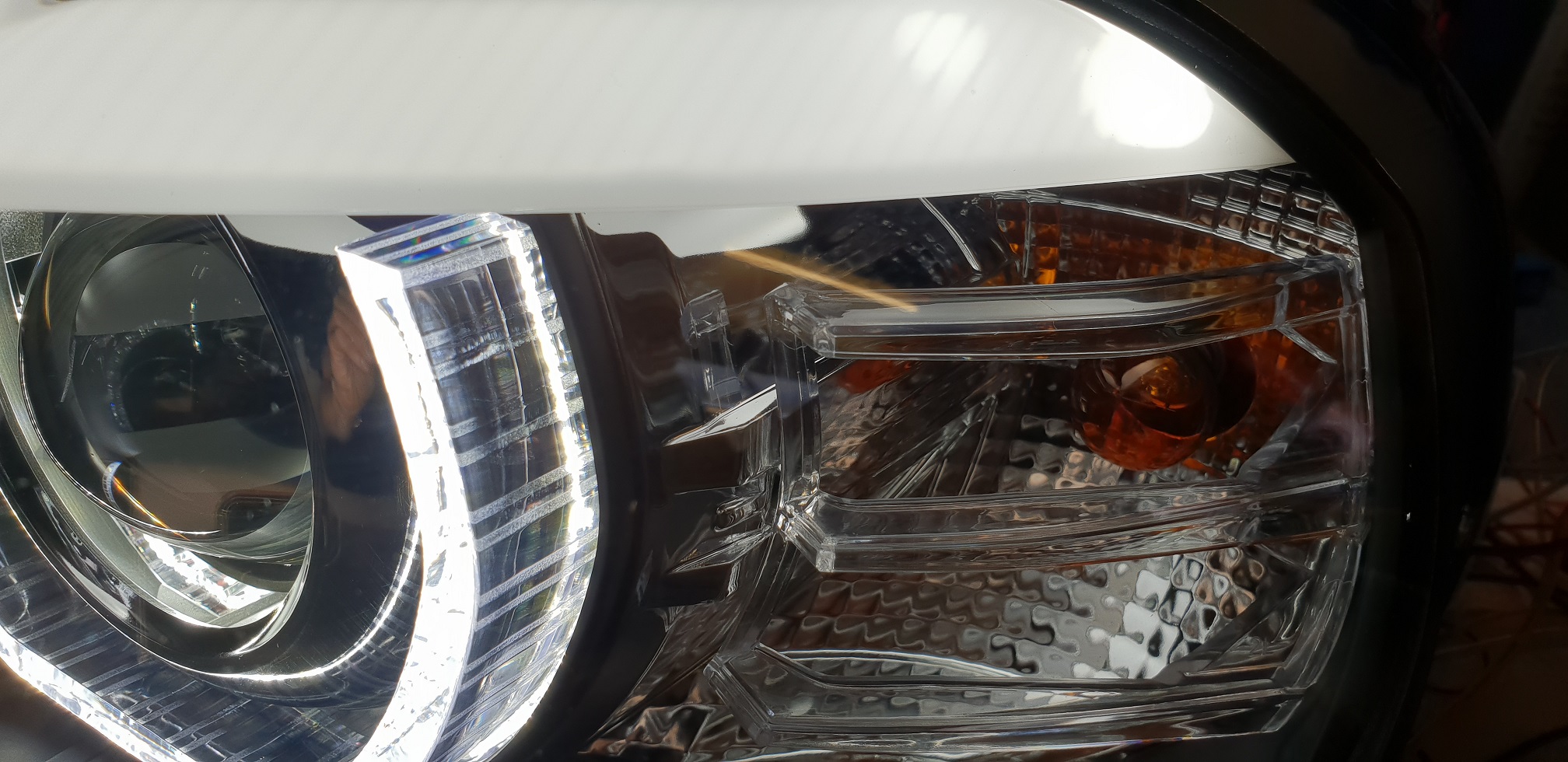 LED Scheinwerfer für BMW X5 E70 2006-2013 mit AFS schwarz Led Tagfahrlicht