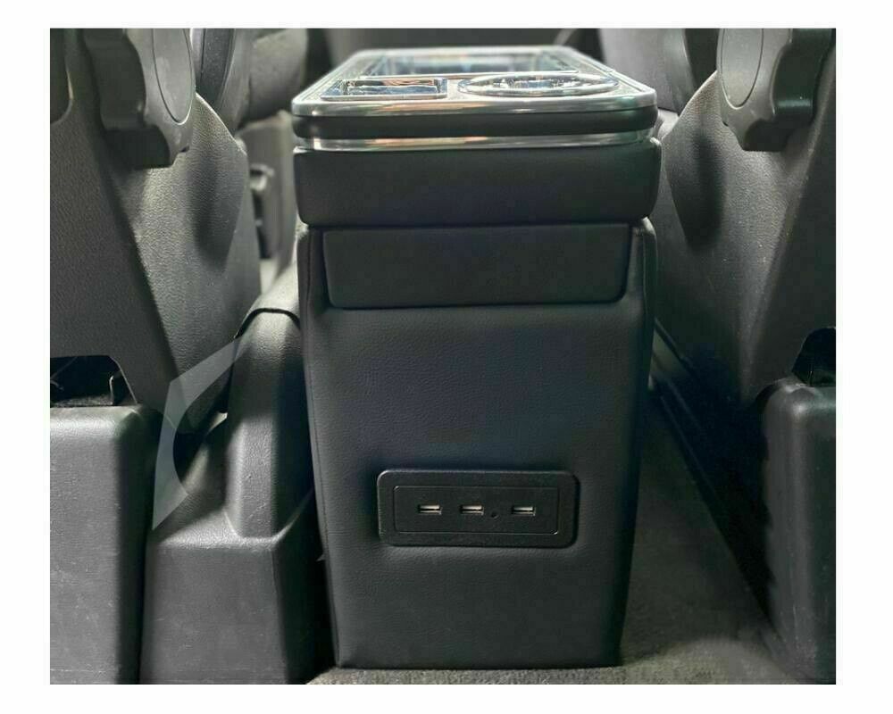 Mittelkonsole schwarz universell USB LED passend für Mercedes Vito