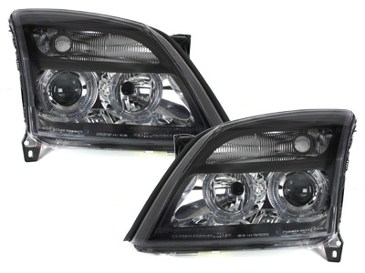 Angel Eyes Scheinwerfer für Opel Vectra C 02-08/05 schwarz Depo