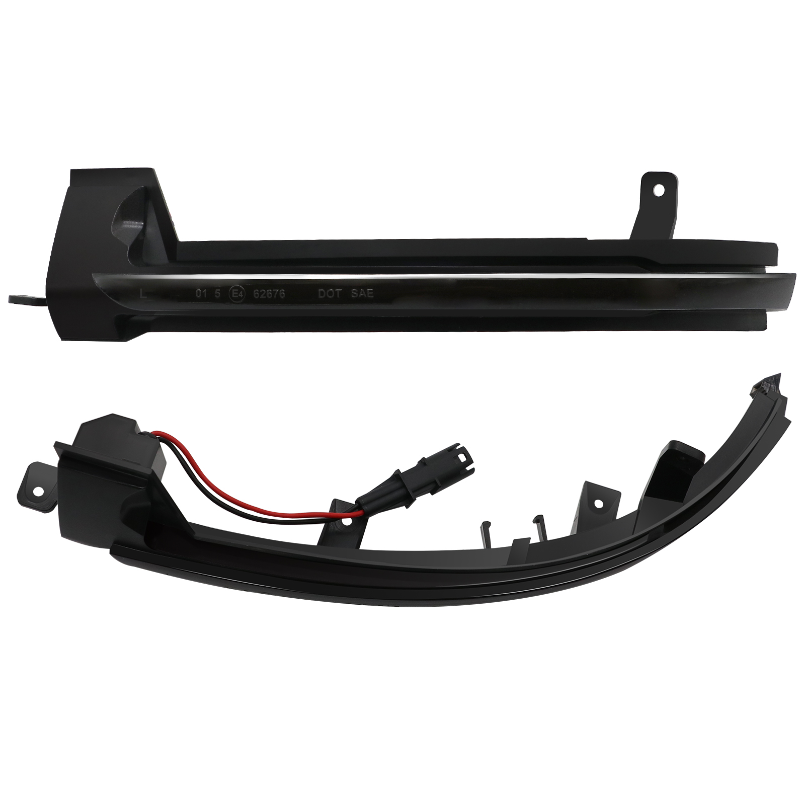 Dynamische Led Spiegelblinker schwarz für VW Tiguan 5N 2016+