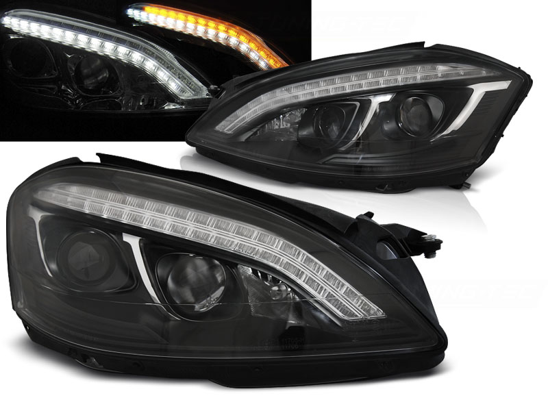 Xenon D1S Scheinwerfer für Mercedes Benz S-Klasse W221 05-09 schwarz