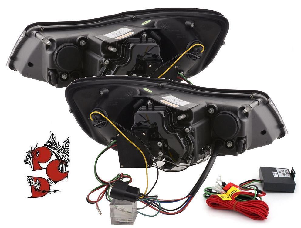LED Tagfahrlicht Scheinwerfer für Skoda Octavia 1Z 09+ chrom