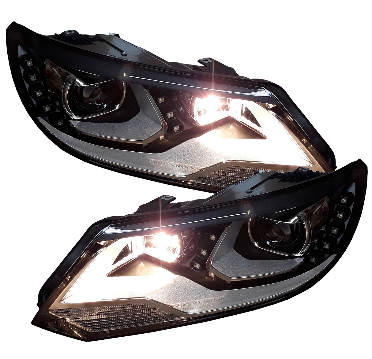 Scheinwerfer für VW Tiguan 5N 2011-2016 Led Standlicht Depo