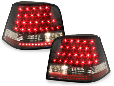 LED Rückleuchten für VW Golf IV 97-04 black Klarglas
