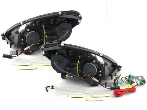 LED TAGFAHRLICHT Scheinwerfer schwarz für MERCEDES SLK R171 04-11