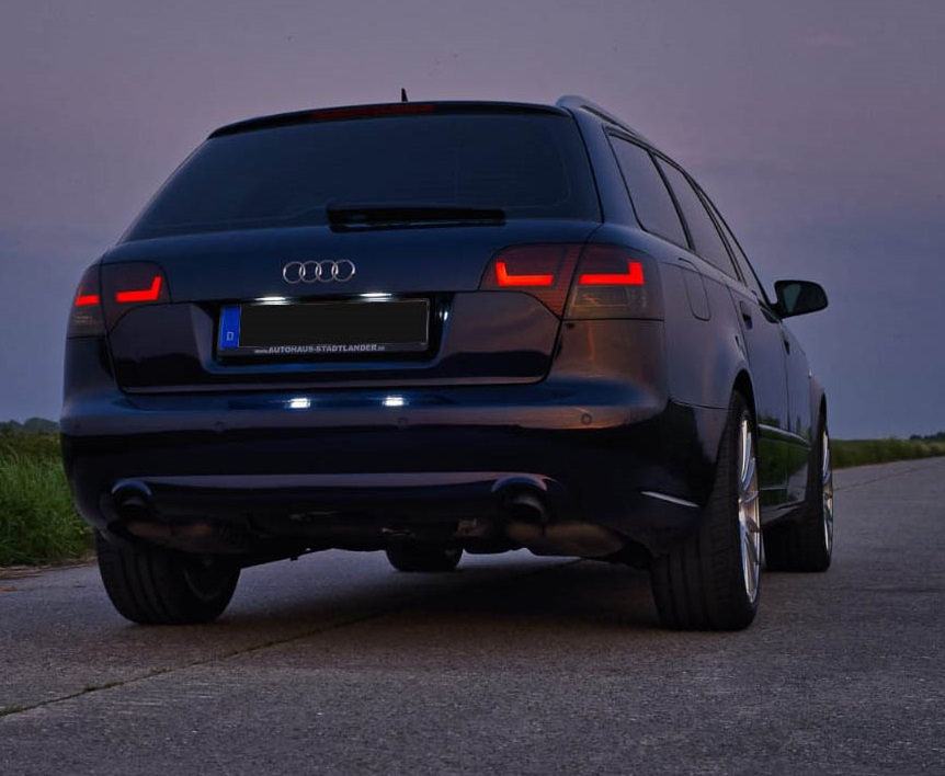 LED Rückleuchten für Audi A4 B7 Avant 04-08 schwarz mit dynamischem Blinker