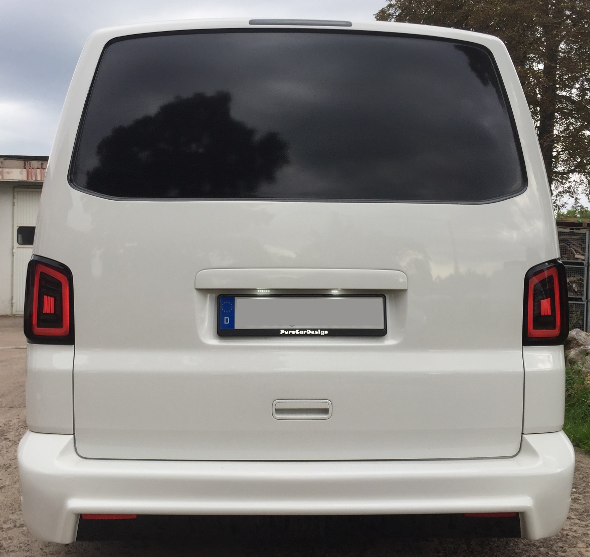 Voll LED Rückleuchten für VW T5 2003-2015 schwarz grau