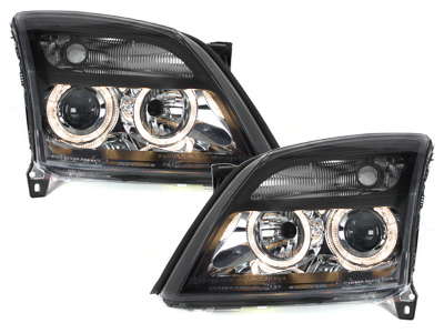 Angel Eyes Scheinwerfer für Opel Vectra C 02-08/05 schwarz Depo