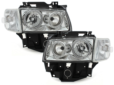 Angel Eyes Scheinwerfer für VW T4 97-03 LV 2 Standlichtringe chrom