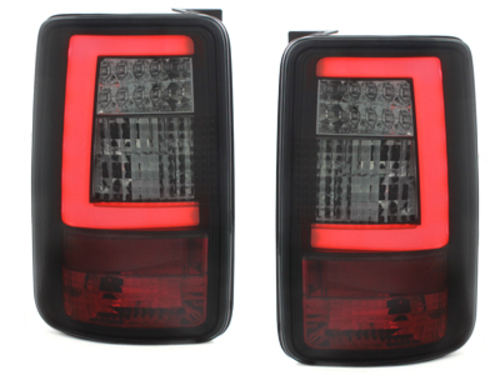 LED Rückleuchten für VW Caddy Bj. 03-15 schwarz black LIGHTBAR