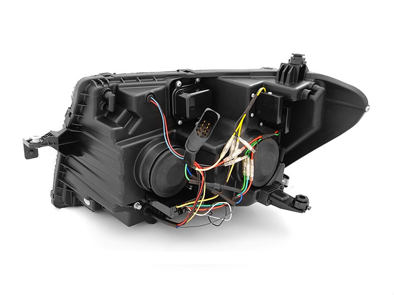 LED Tagfahrlicht Scheinwerfer schwarz für MAN TGE ab 2017 dynamischer Led Blinker
