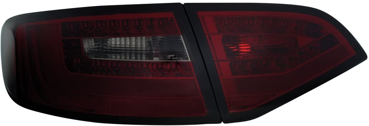 LITEC LED Rückleuchten rot rauch mit dynamischem Blinker für Audi A4 B8 8K 08-11 Avant mit Led