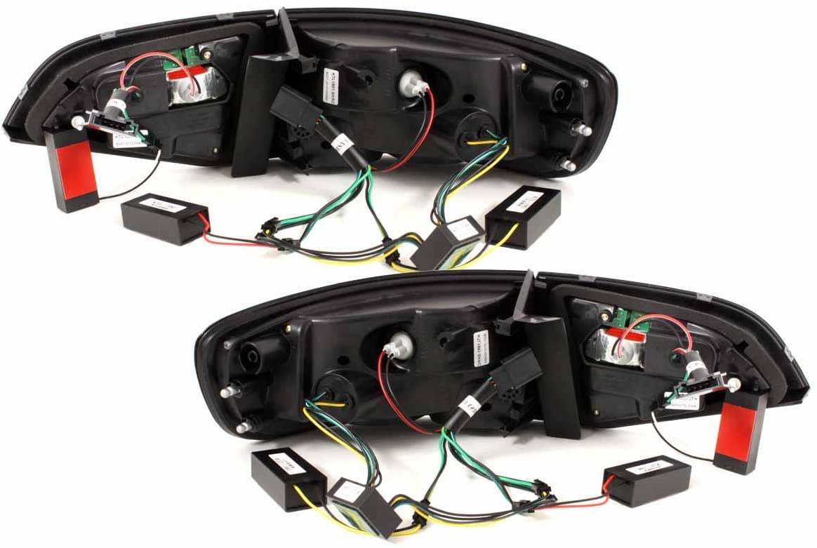 LITEC LED Rückleuchten rot rauch mit dynamischem Blinker für Audi A4 B8 8K 08-11 Avant mit Led