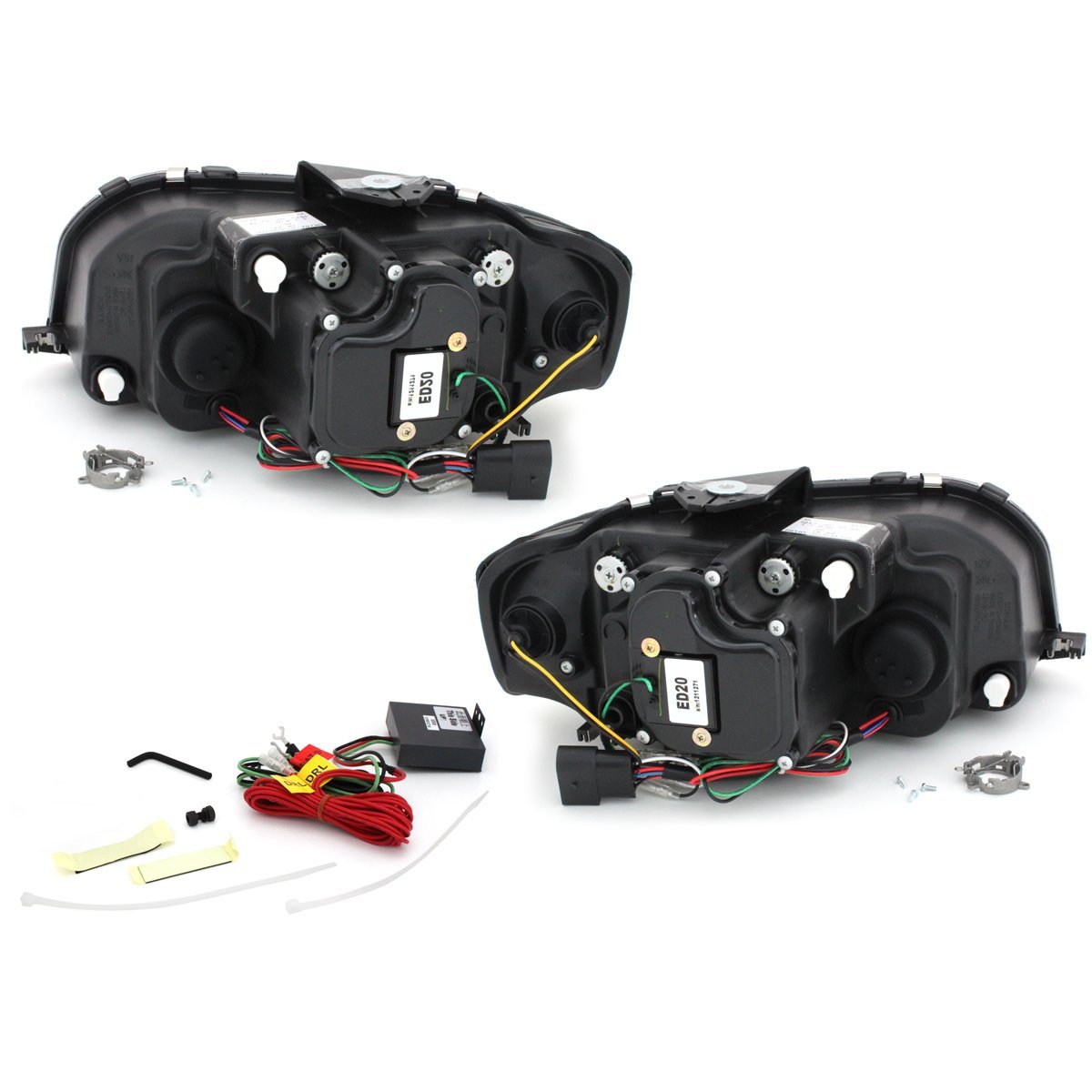 LED TAGFAHRLICHT Scheinwerfer für AUDI A3 8P 03-08 chrom
