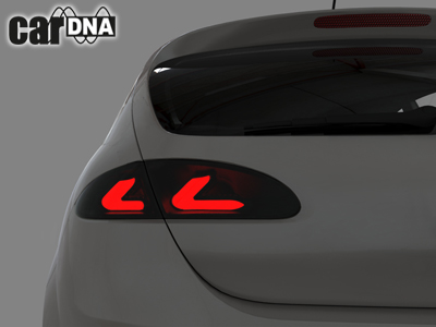 carDNA LED Rückleuchten für Seat Leon 1P 05-08 black/smoke schwarz