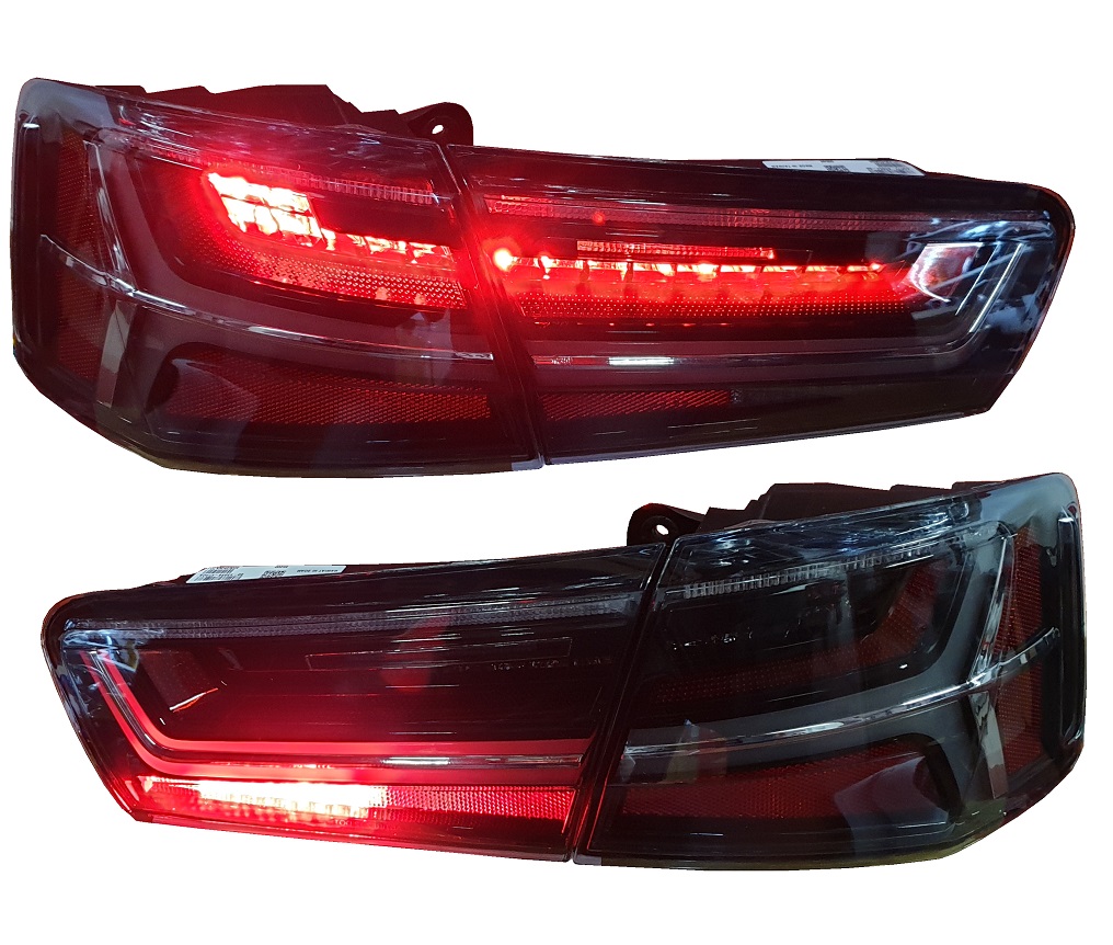 LED Rückleuchten für AUDI A6 4G 11-14 Limousine LAUFBLINKER schwarz