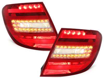LED Rückleuchten für Mercedes Benz W204 T-Modell 06-10 red/smoke