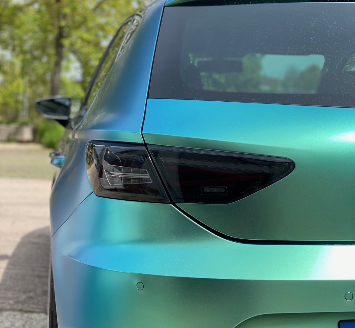 VOLL LED Rückleuchten für Seat Leon 5F 12-16 schwarz für orig. Halogen
