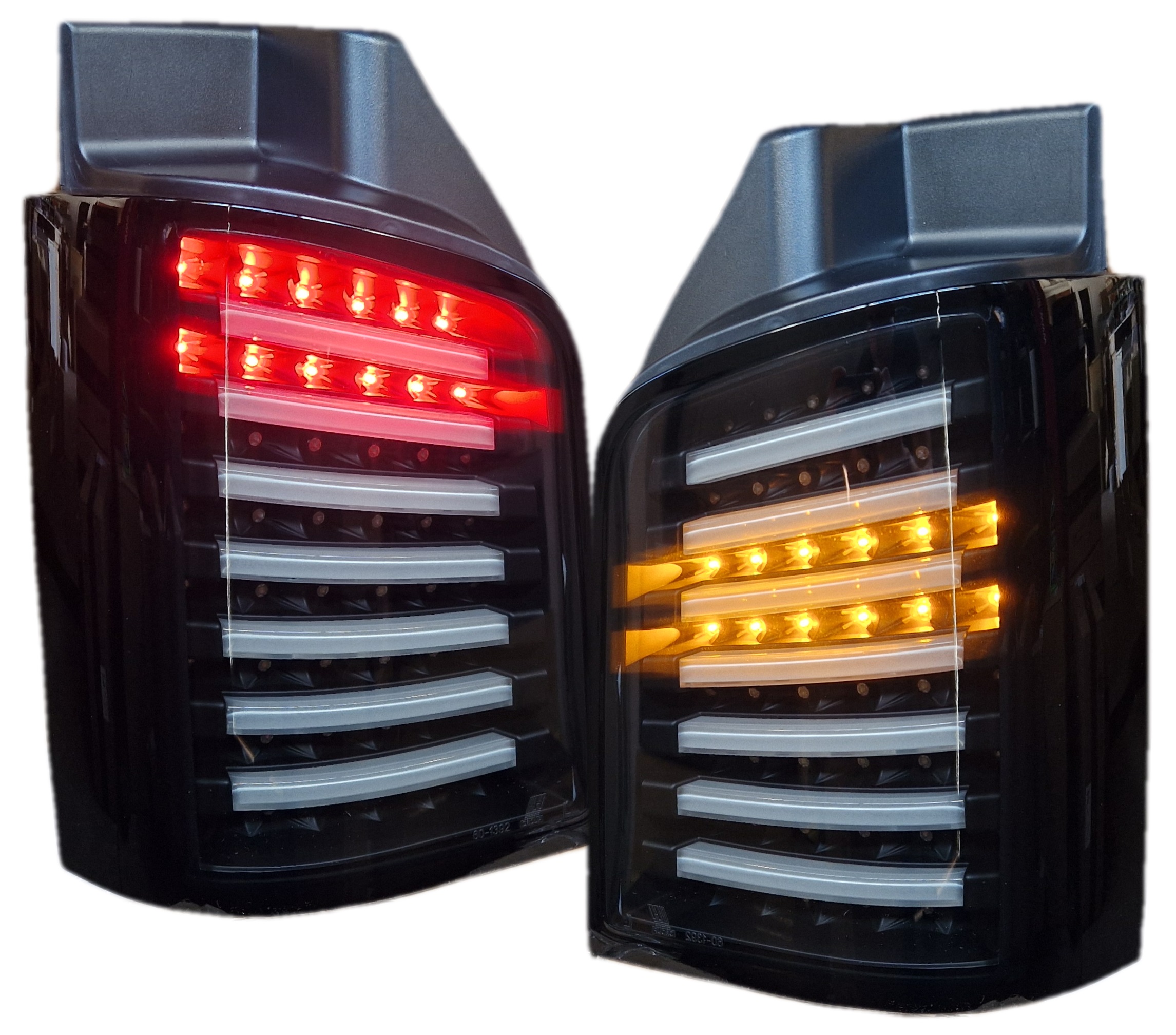 LED Rückleuchten für VW T5 BUS 03-15 inkl. Facelift schwarz rauch