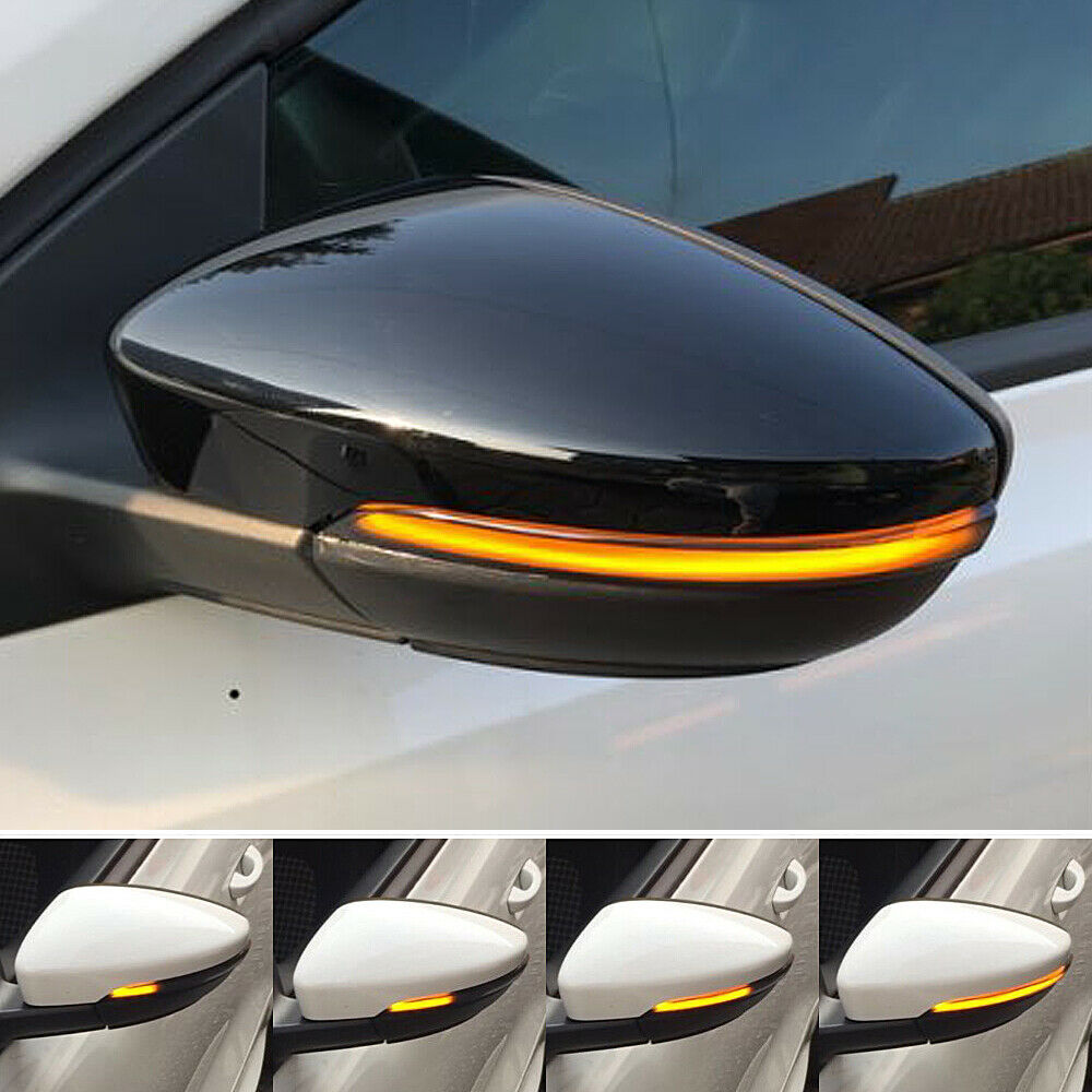 Dynamische Led Spiegelblinker schwarz für VW Passat CC Bj 09-17