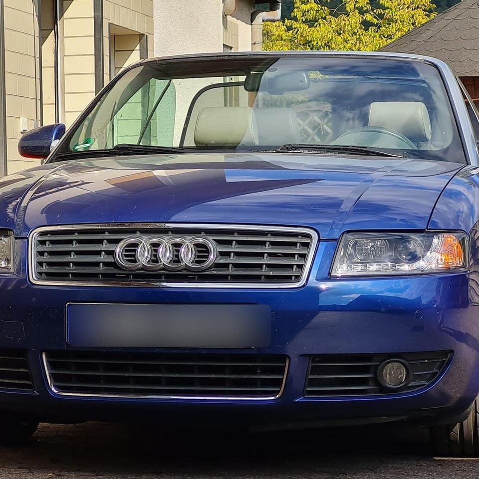 Scheinwerfer für AUDI A4 B6 8E Cabrio 02-05 Tagfahrlicht-Optik chrom
