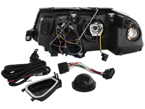 Angel Eyes Scheinwerfer für VW Passat 3BG 00-04 schwarz Depo