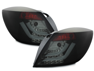 Lightbar LED Rückleuchten für Opel Astra H GTC 3-Türer schwarz Sonar
