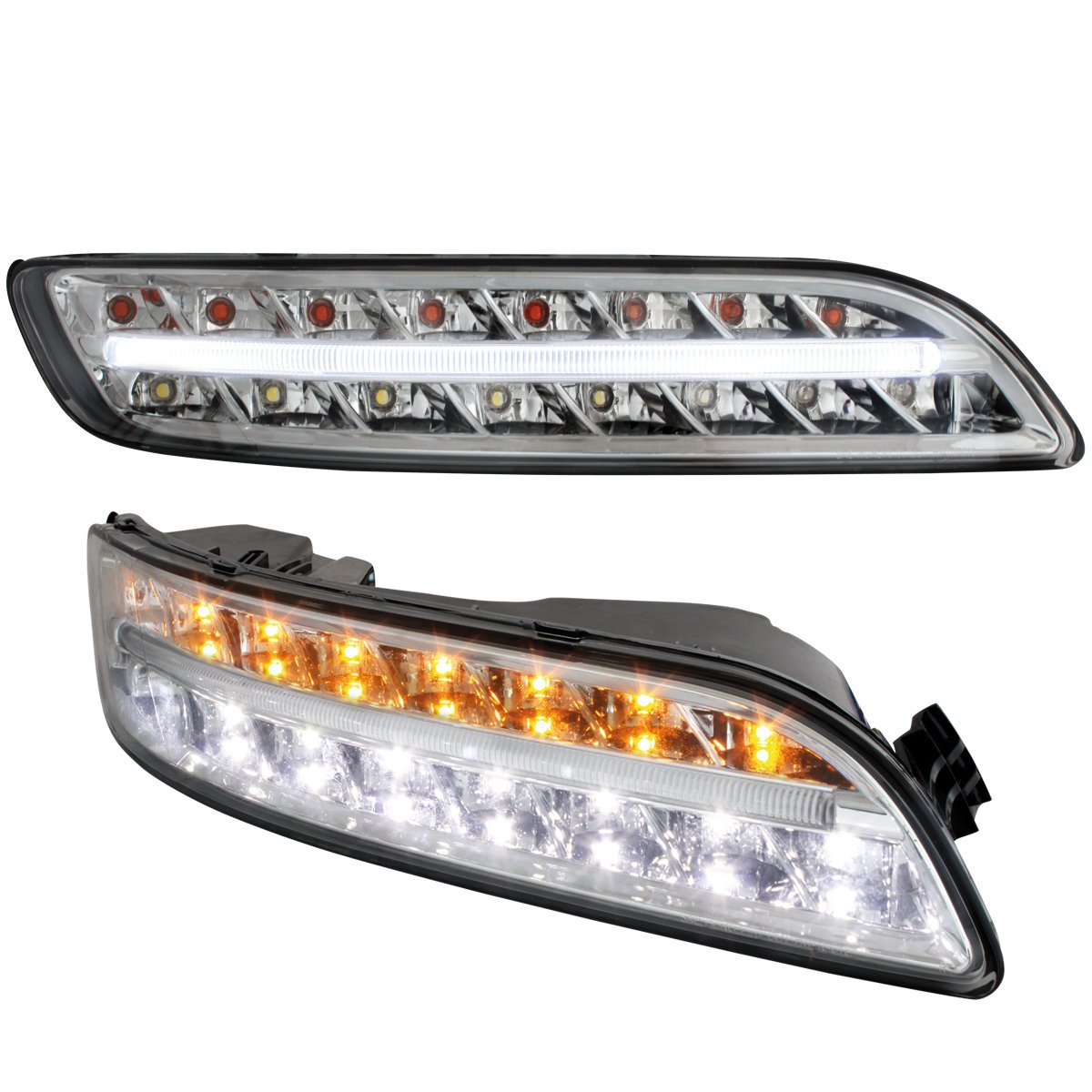LED TAGFAHRLICHT inkl. Modul + Anleitung für PORSCHE 911 997 04-08