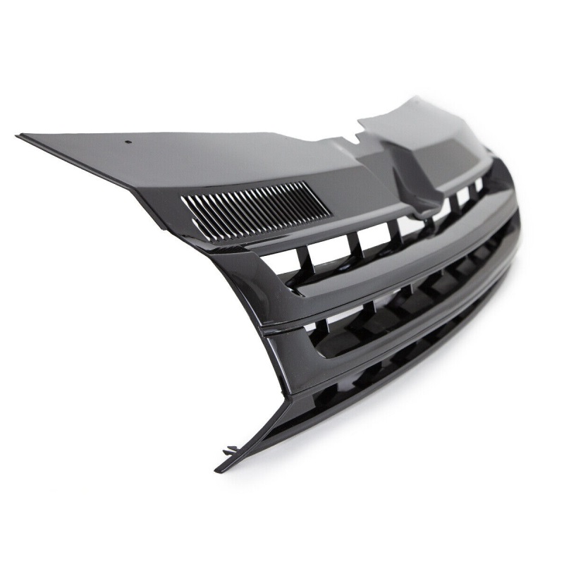 ABS Kunststoff Frontgrill Kühlergrill schwarz ohne Emblem für VW T5 2009-2015 Facelift