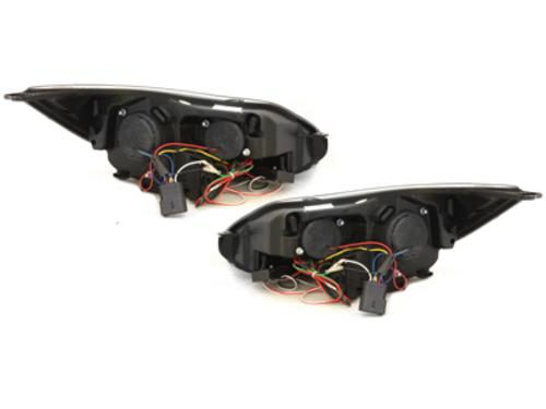 Light-Tube LED Scheinwerfer für Ford Focus 11-14 schwarz