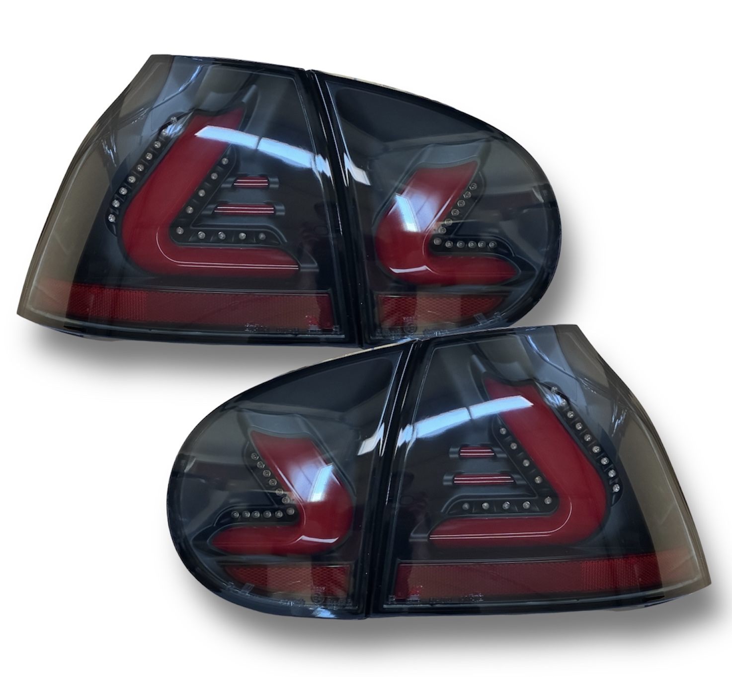 carDNA LED Rückleuchten für VW Golf V 5 03-09 schwarz smoke RV16ALLBS