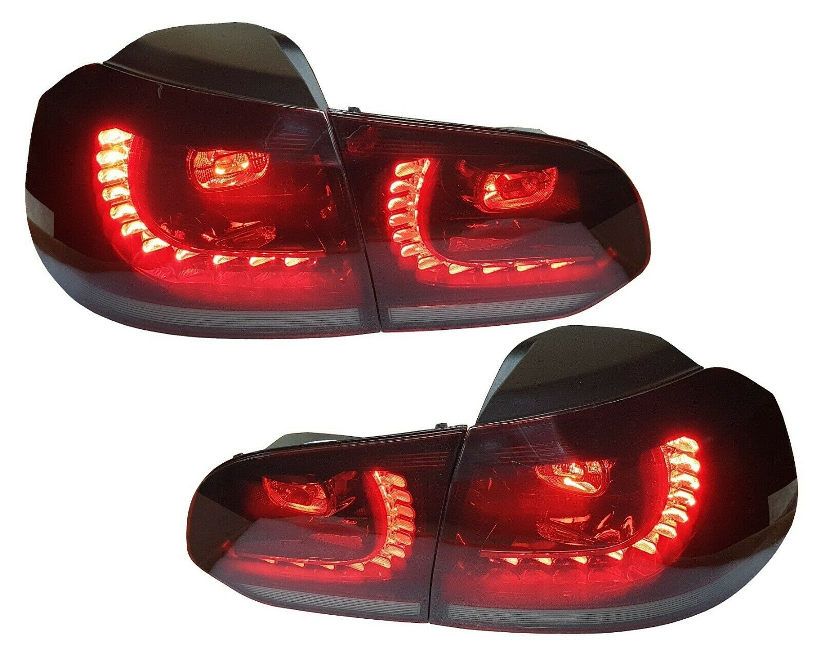 LED Rückleuchten dunkelrot für VW Golf VI 6 08+ dynamischer Blinker